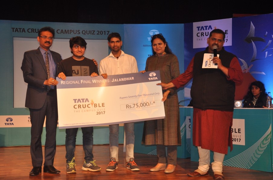 Tata Crucible Campus Quiz 2017 jallandar