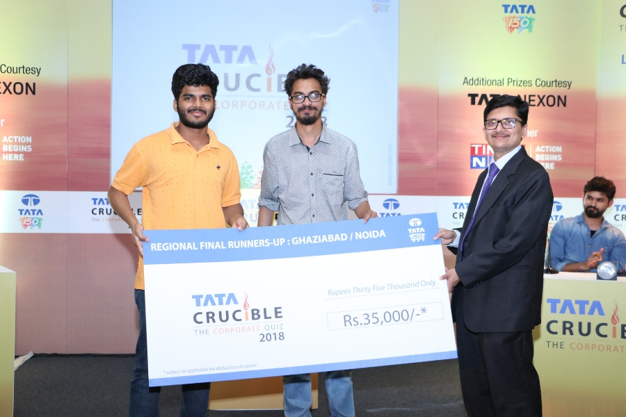 Tata Crucible Campus Quiz 2018 ghaziabad