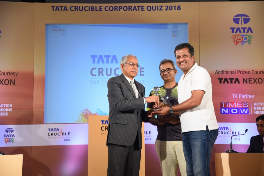 Tata Crucible Corporate Quiz Results For Winners - Edelweiss 