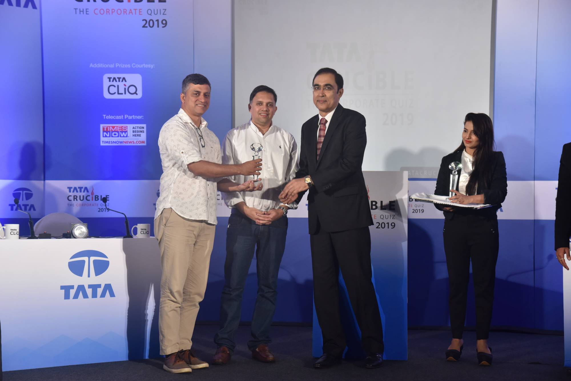 Tata Crucible Corporate Quiz Results For Winners - Hanning Motors 