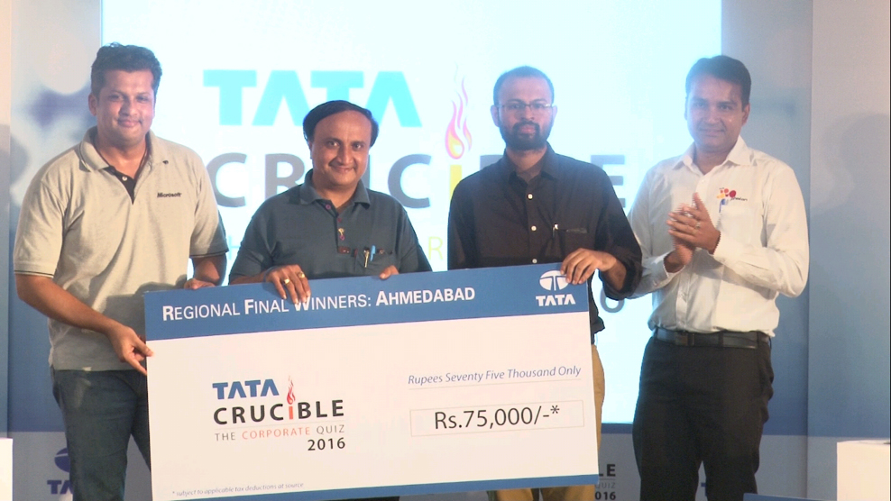 Tata Crucible Campus Quiz 2016 ahmedabad