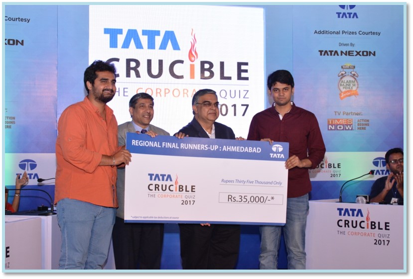 Tata Crucible Campus Quiz 2017 ahmedabadcor