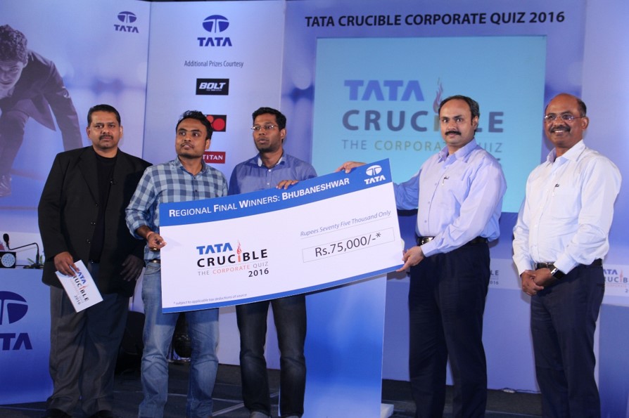 Tata Crucible Campus Quiz winners bhubaneswar