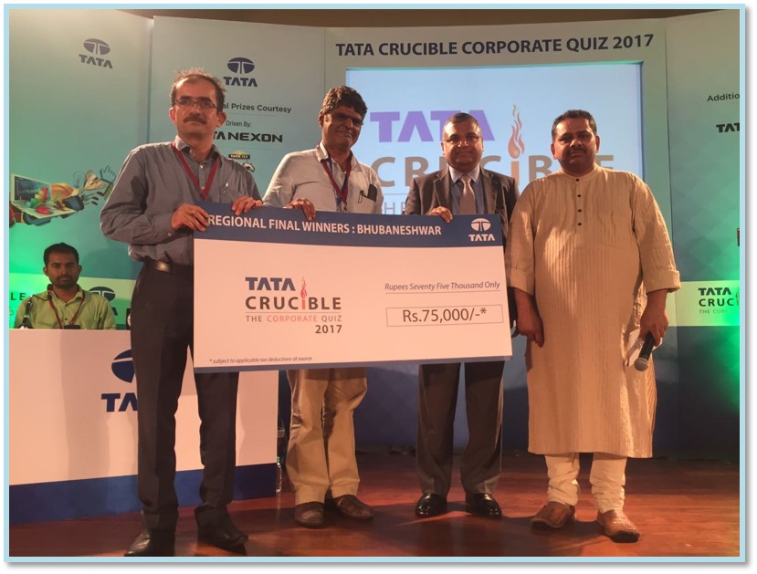 Tata Crucible Campus Quiz 2017 bhubaneswarcor