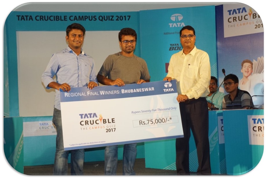 Tata Crucible Campus Quiz 2017 bhubneswar