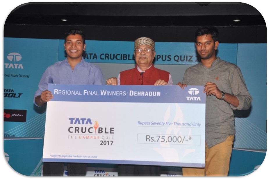 Tata Crucible Campus Quiz 2017 dehradun