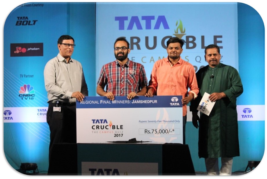 Tata Crucible Campus Quiz 2017 jamshedpur
