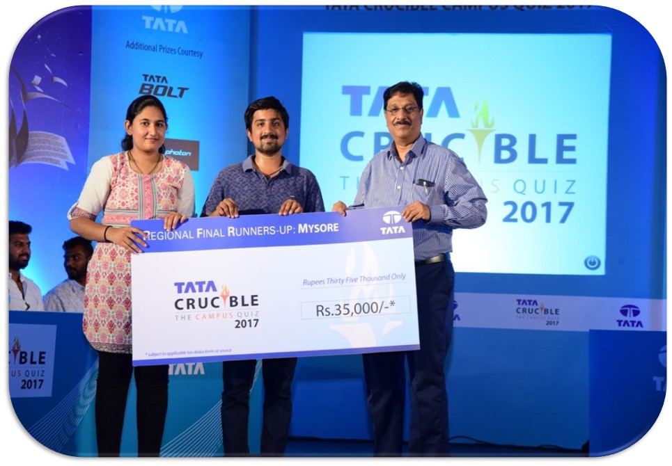 Tata Crucible Campus Quiz mysore2017 mysore2017