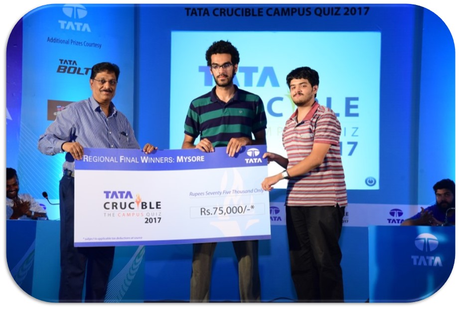 Tata Crucible Campus Quiz mysore2017 mysore2017