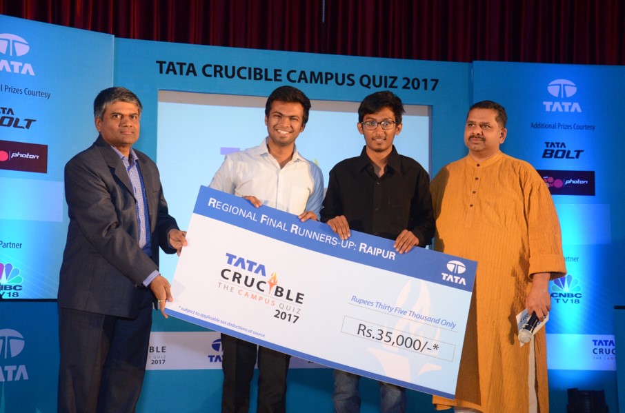 Tata Crucible Campus Quiz 2017 raipur