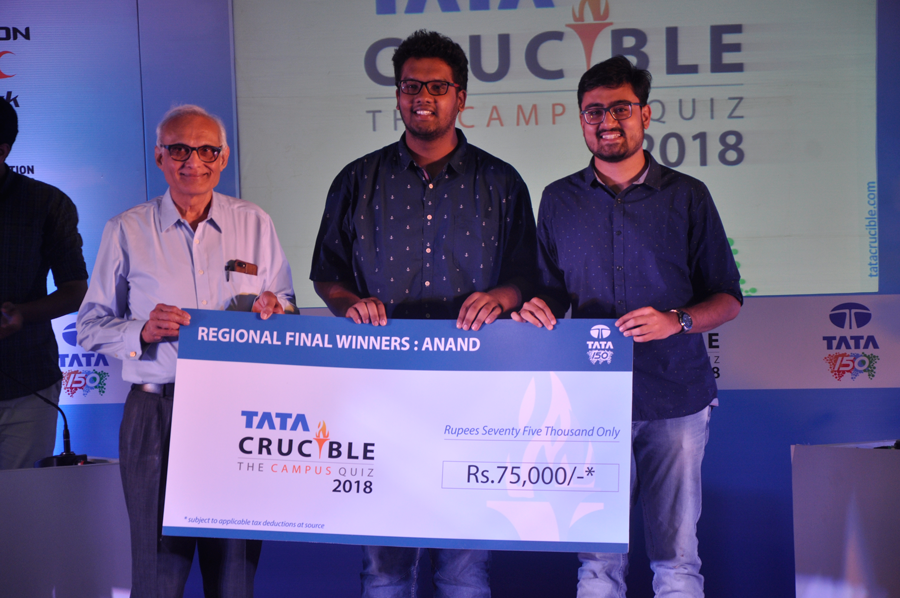 Tata Crucible Campus Quiz 2018 anand