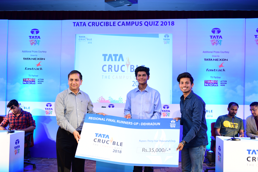 Tata Crucible Campus Quiz 2018 dehradun