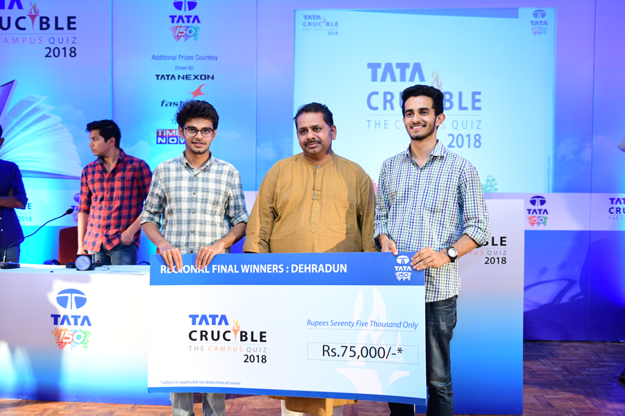 Tata Crucible Campus Quiz 2018 dehradun