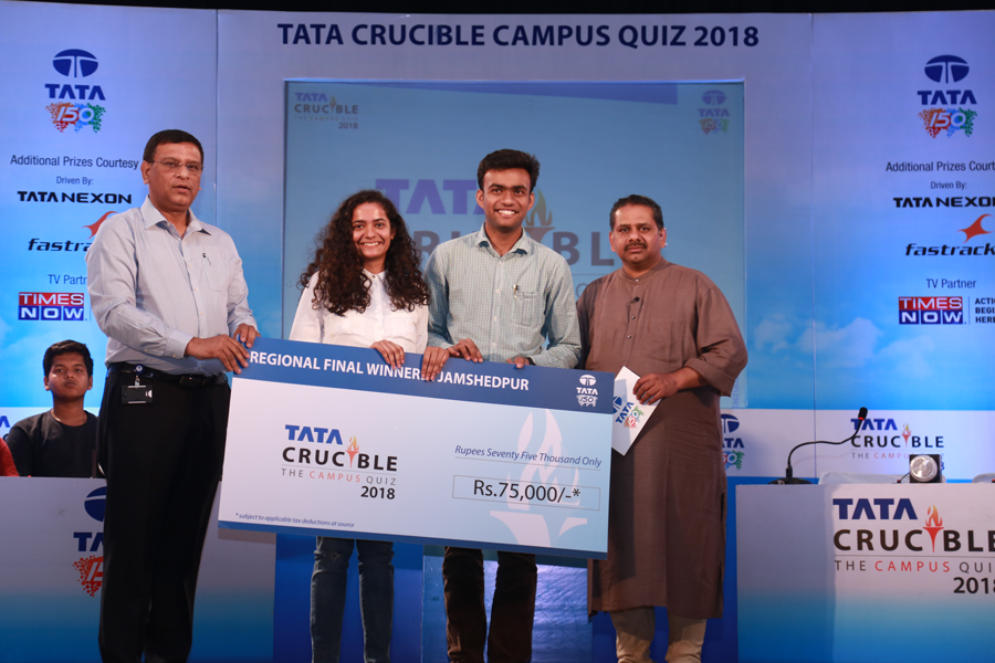 Tata Crucible Campus Quiz 2018 jamshedpur