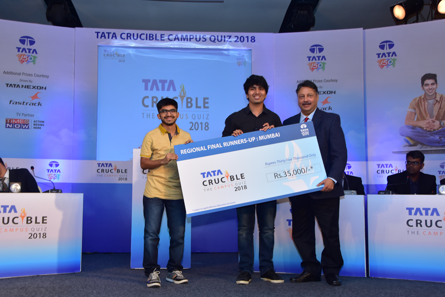 Tata Crucible Campus Quiz 2018 mumbai