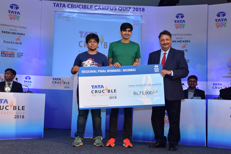 Tata Crucible Campus Quiz 2018 mumbai