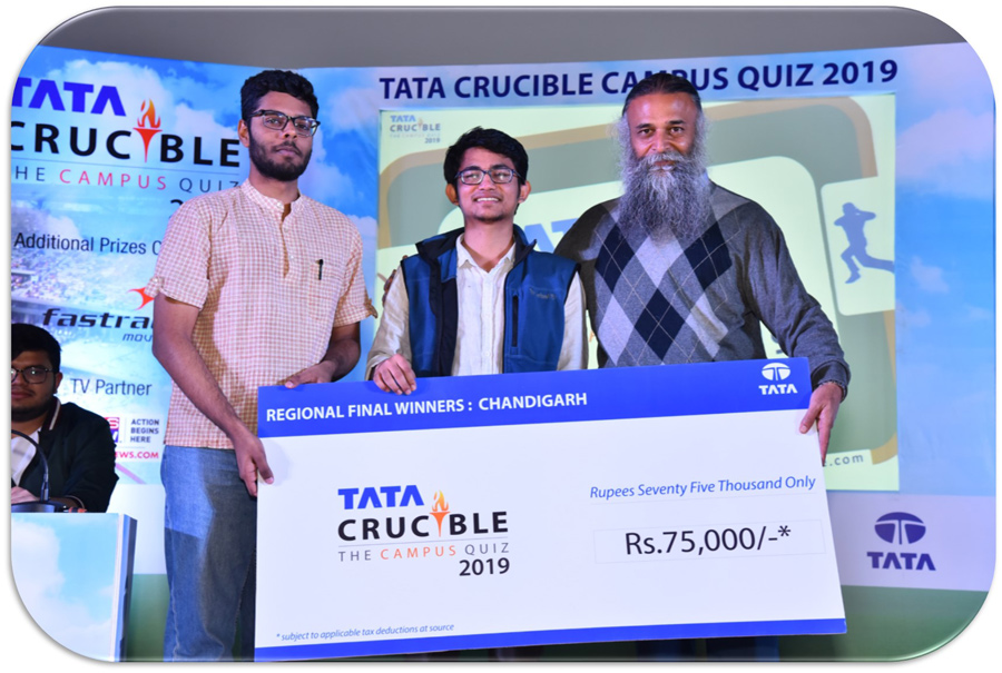 Tata Crucible Campus Quiz chandigarhcam_2019 chandigarhcam_2019