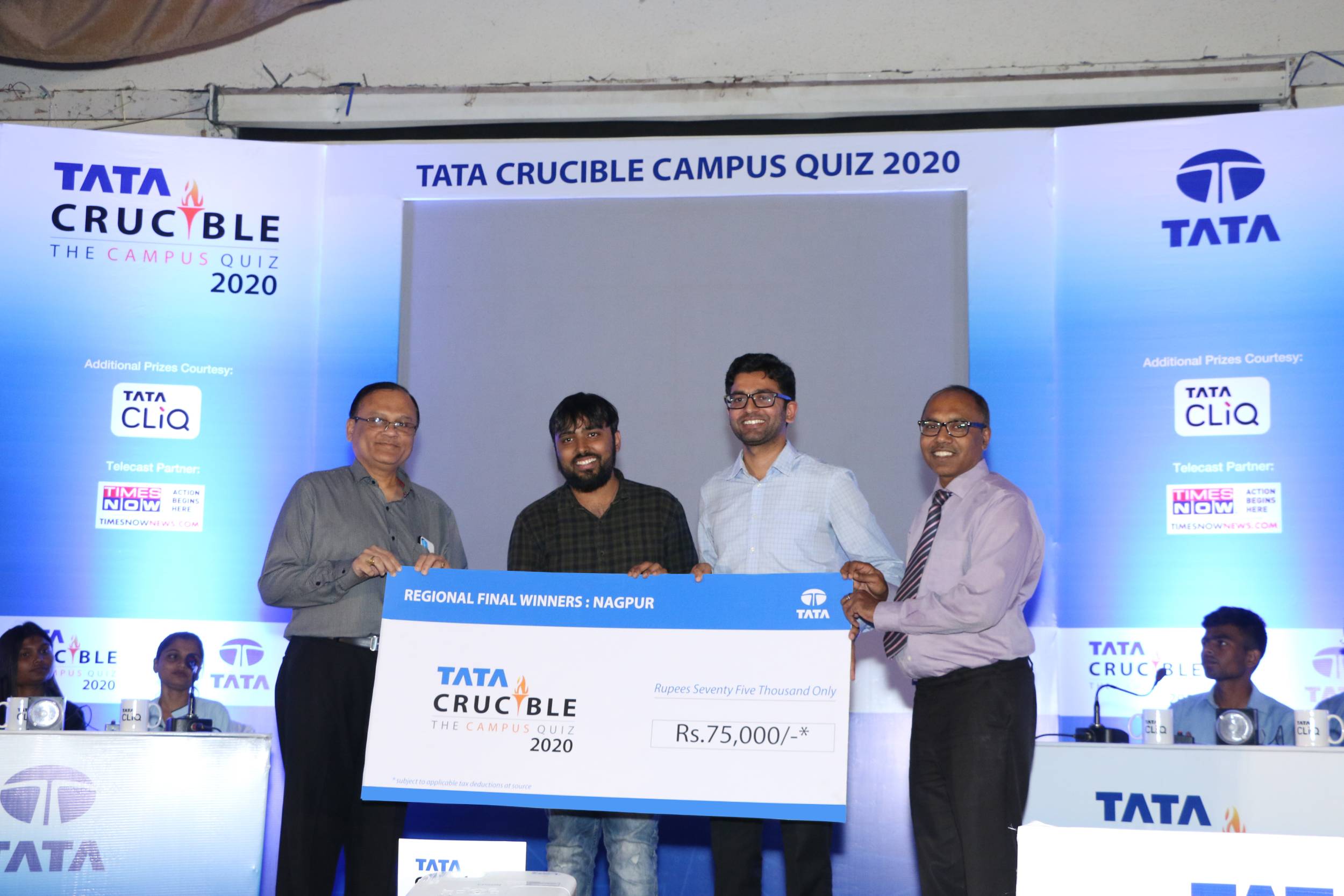 Tata Crucible Campus Quiz 2020 nagpurcam
