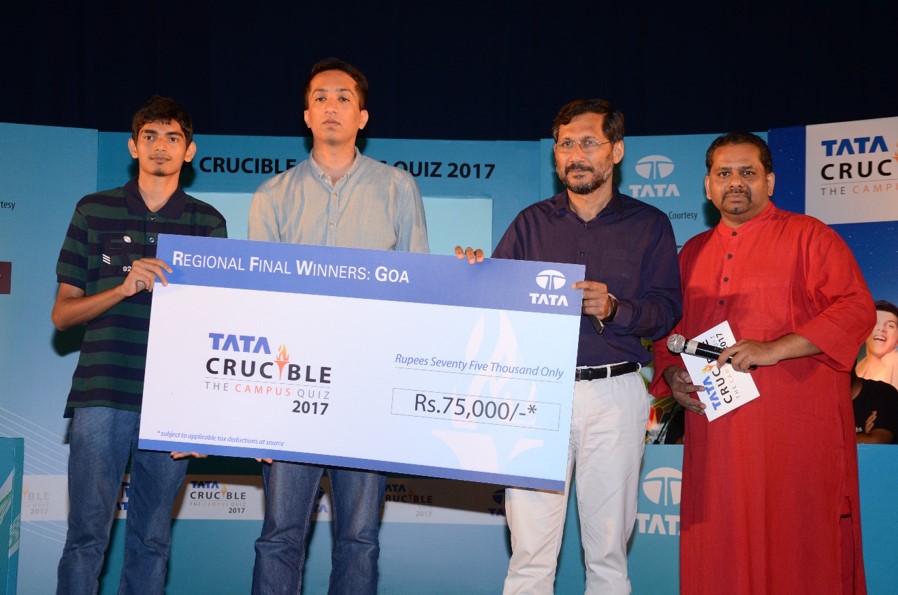 Tata Crucible Campus Quiz 2017 goa