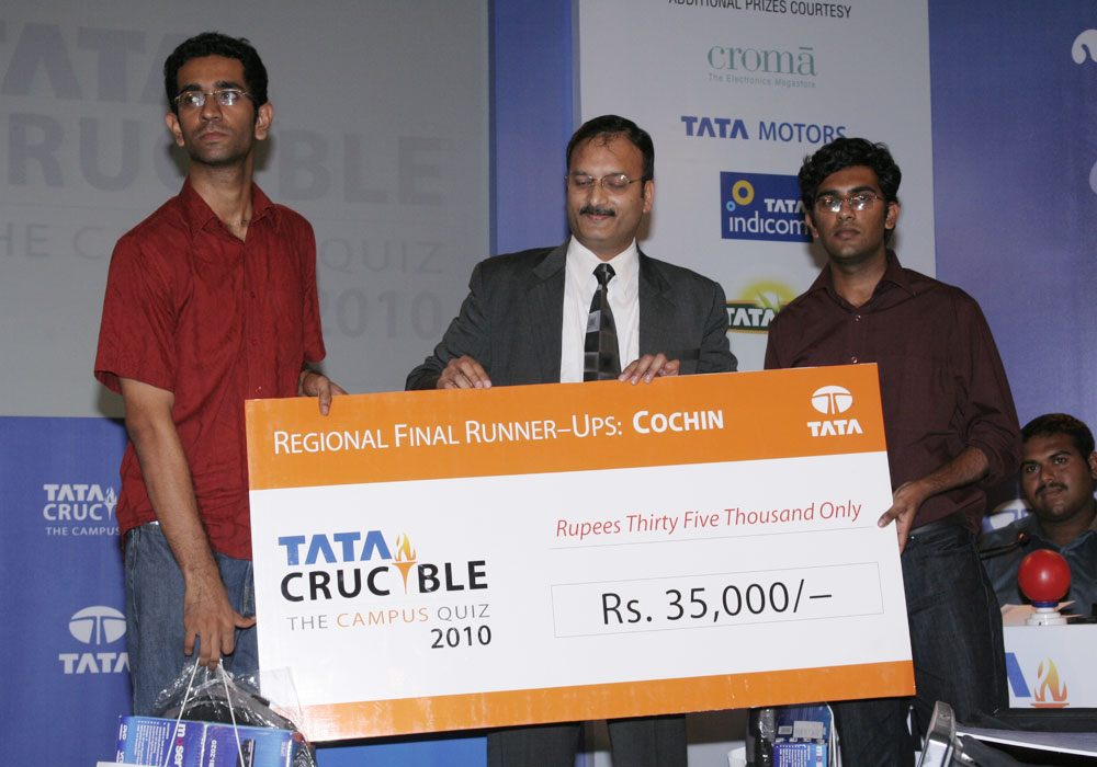 Tata Crucible Campus Quiz champions cochin