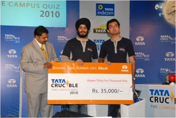 Tata Crucible Campus Quiz champions delhi