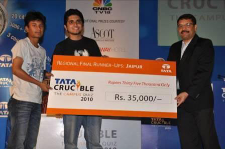 Tata Crucible Campus Quiz champions jaipur