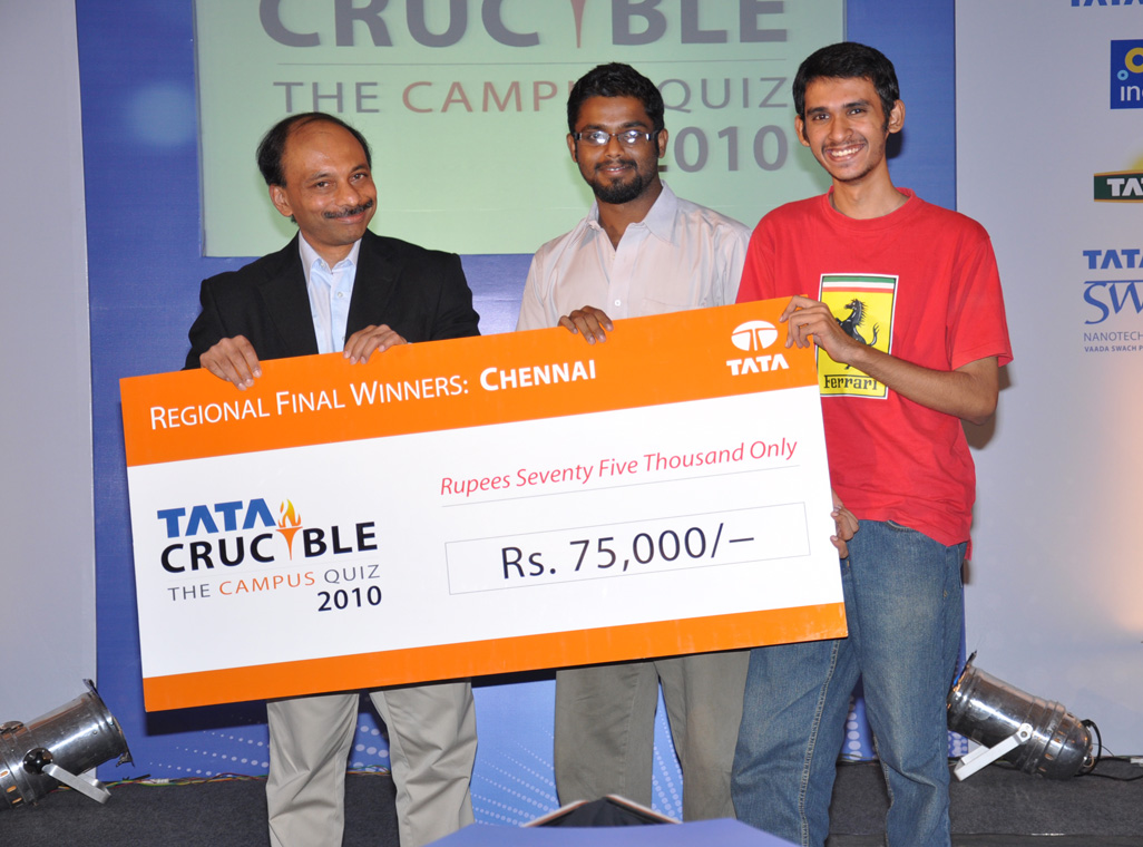 Tata Crucible Campus Quiz champions chennai