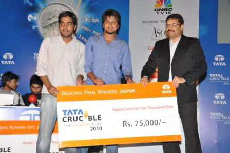 Tata Crucible Campus Quiz champions jaipur