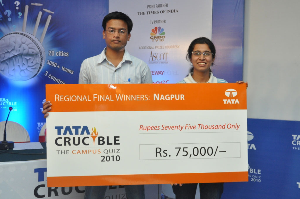 Tata Crucible Campus Quiz champions nagpur