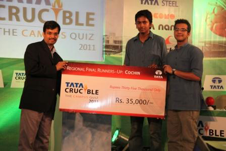 Tata Crucible Campus Quiz 2011 cochin