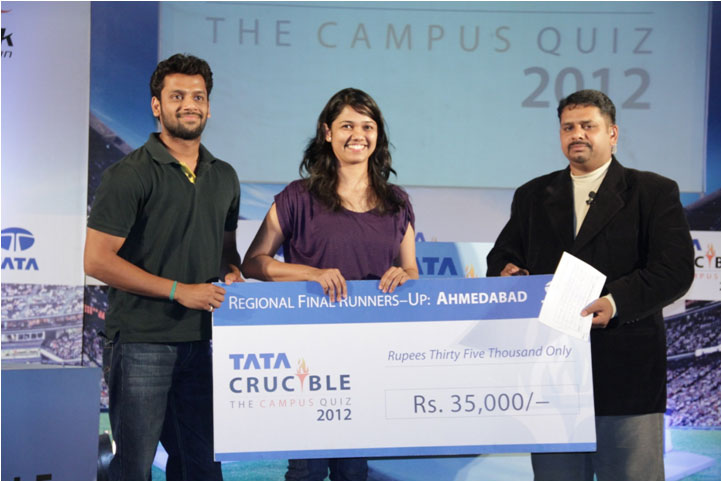 Tata Crucible Campus Quiz 2012 ahmedabad
