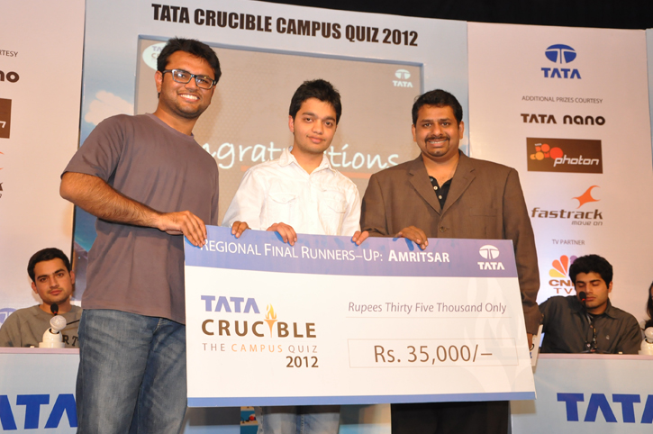 Tata Crucible Campus Quiz 2012 amritsar