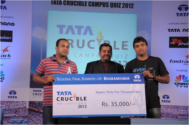 Tata Crucible Campus Quiz 2012 bhubaneswar