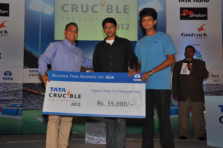 Tata Crucible Campus Quiz 2012 goa