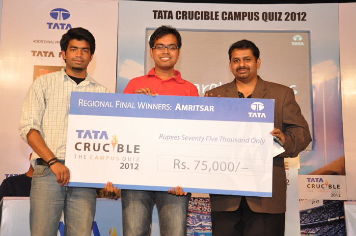 Tata Crucible Campus Quiz 2012 amritsar