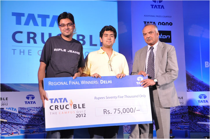 Tata Crucible Campus Quiz 2012 delhi