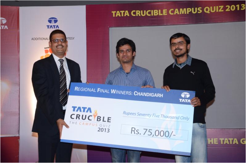 Tata Crucible Campus Quiz 2013 chandigarh