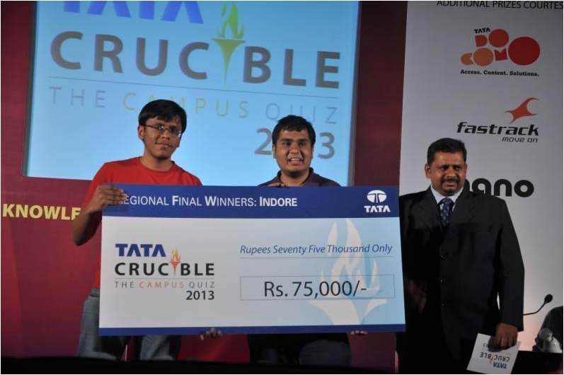 Tata Crucible Campus Quiz 2013 indore