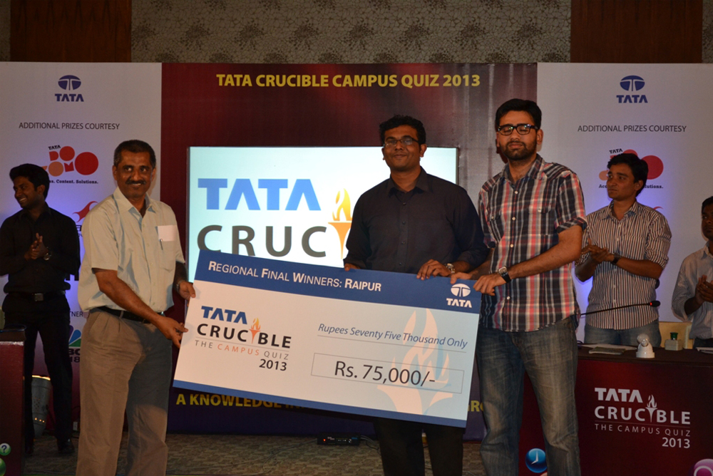 Tata Crucible Campus Quiz 2013 raipur