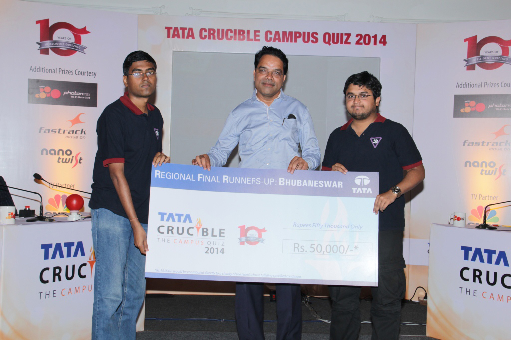 Tata Crucible Campus Quiz 2014 bhubaneshwar