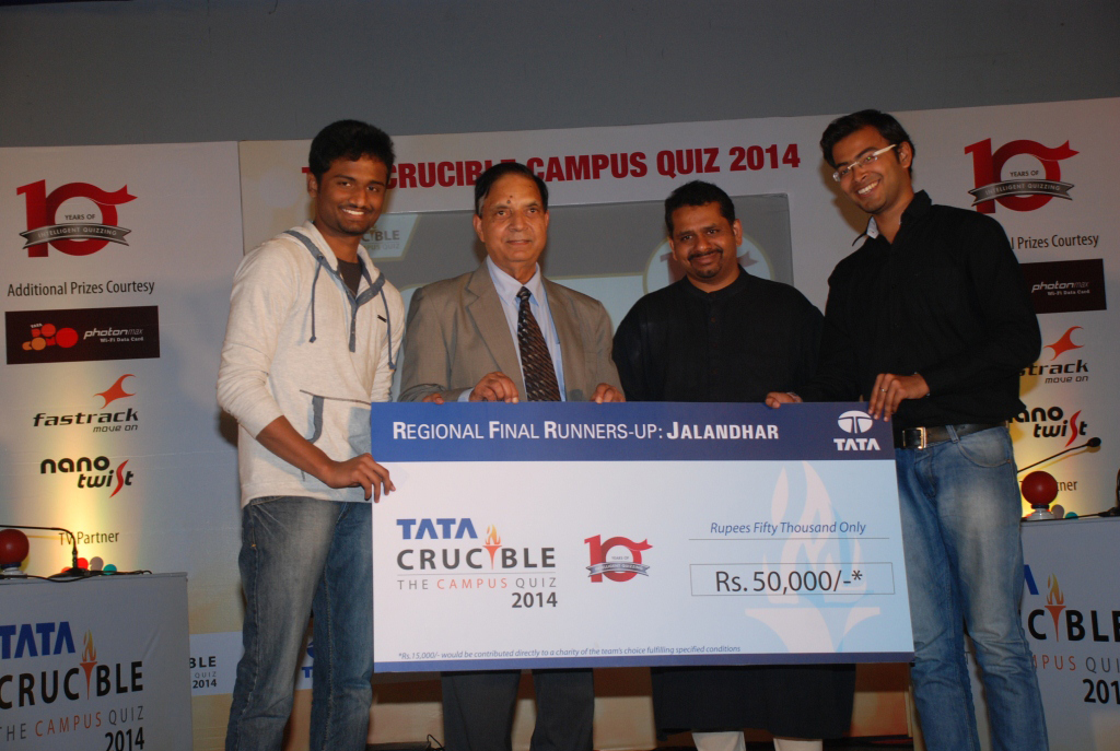 Tata Crucible Campus Quiz 2014 jalandhar