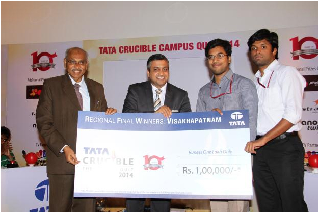 Tata Crucible Campus Quiz 2014 vishakapatnam