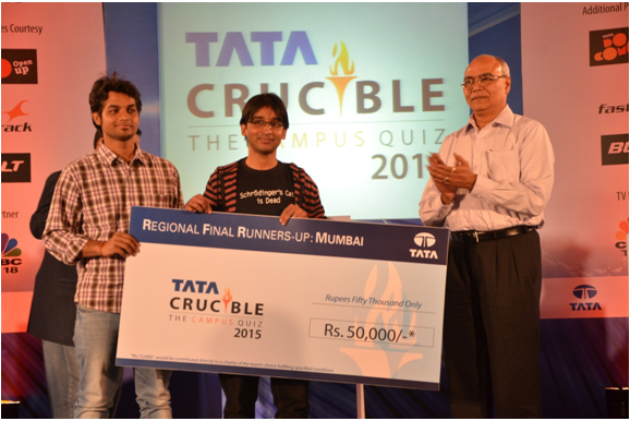 Tata Crucible Campus Quiz 2015 mumbai