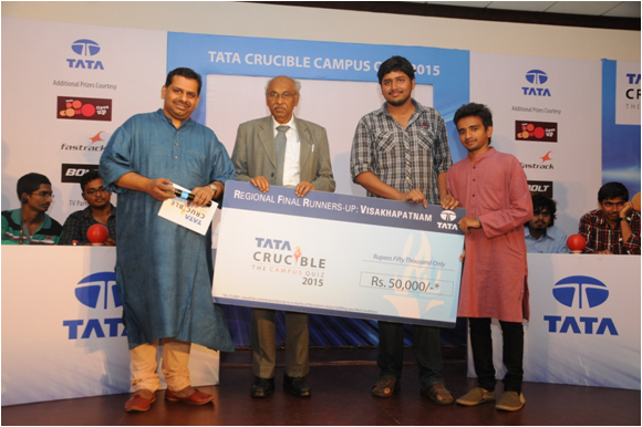 Tata Crucible Campus Quiz 2015 vizag
