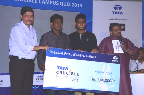 Tata Crucible Campus Quiz 2015 ranchi