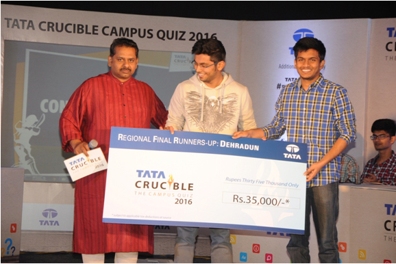 Tata Crucible Campus Quiz 2016 dehradun