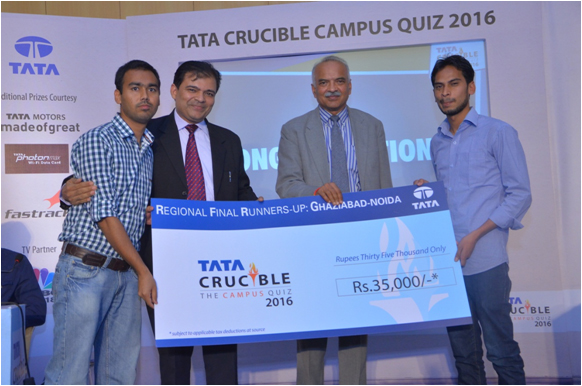 Tata Crucible Campus Quiz 2016 ghaziabad