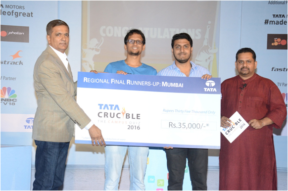 Tata Crucible Campus Quiz 2016 mumbai