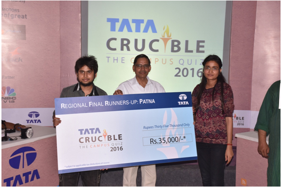 Tata Crucible Campus Quiz 2016 patna
