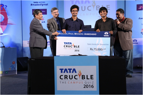 Tata Crucible Campus Quiz 2016 ahmedabad